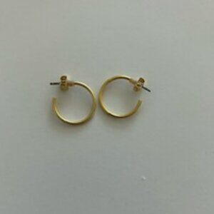 Madewell Gold Small Hoop Earrings